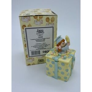 Precious Moments Mini Covered Trinket Box "Looking Towards A Bright Future"